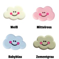 Silikon Motivperle Wolken neu